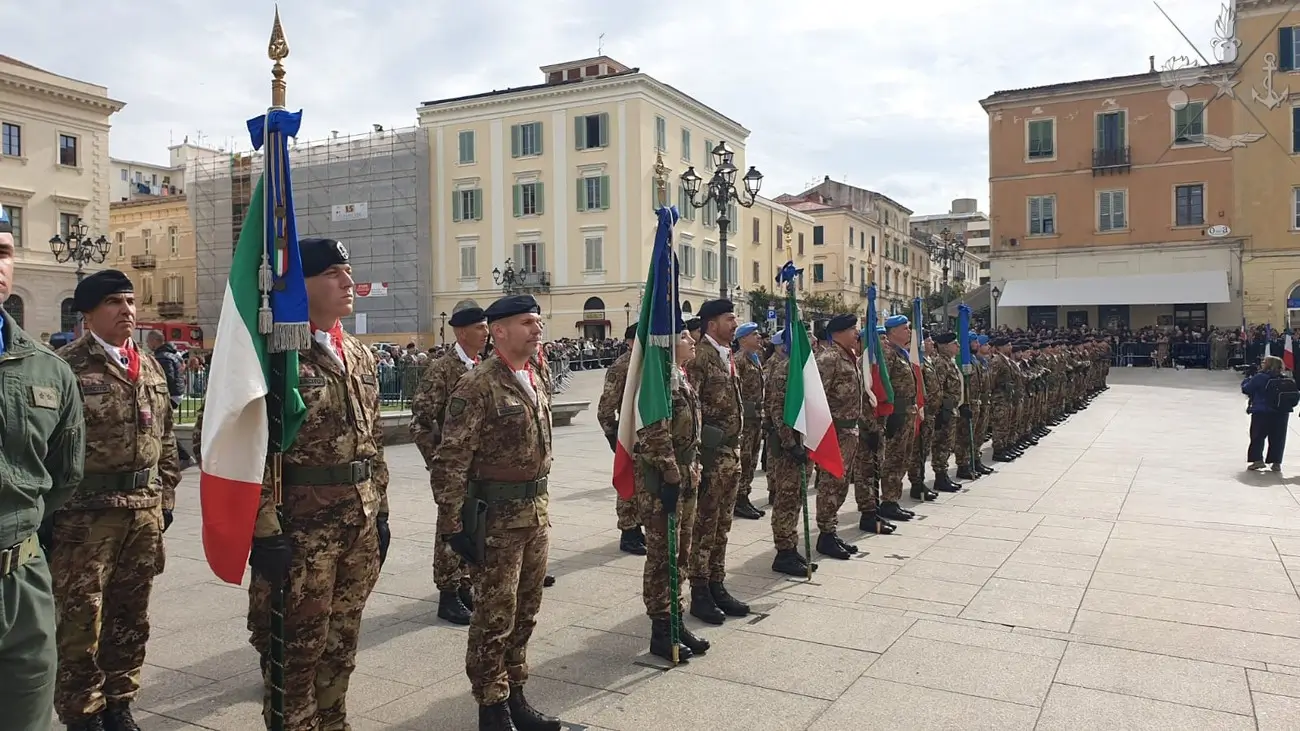Cover image for Sassari Brigade returns from Lebanon: solemn ceremony in Piazza d'Italia
