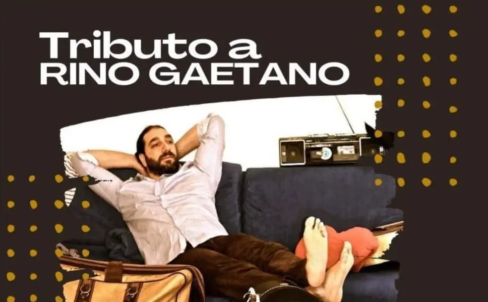 Copertina di Omaggio a Rino Gaetano con Alessandro Azara e la Tribute Band